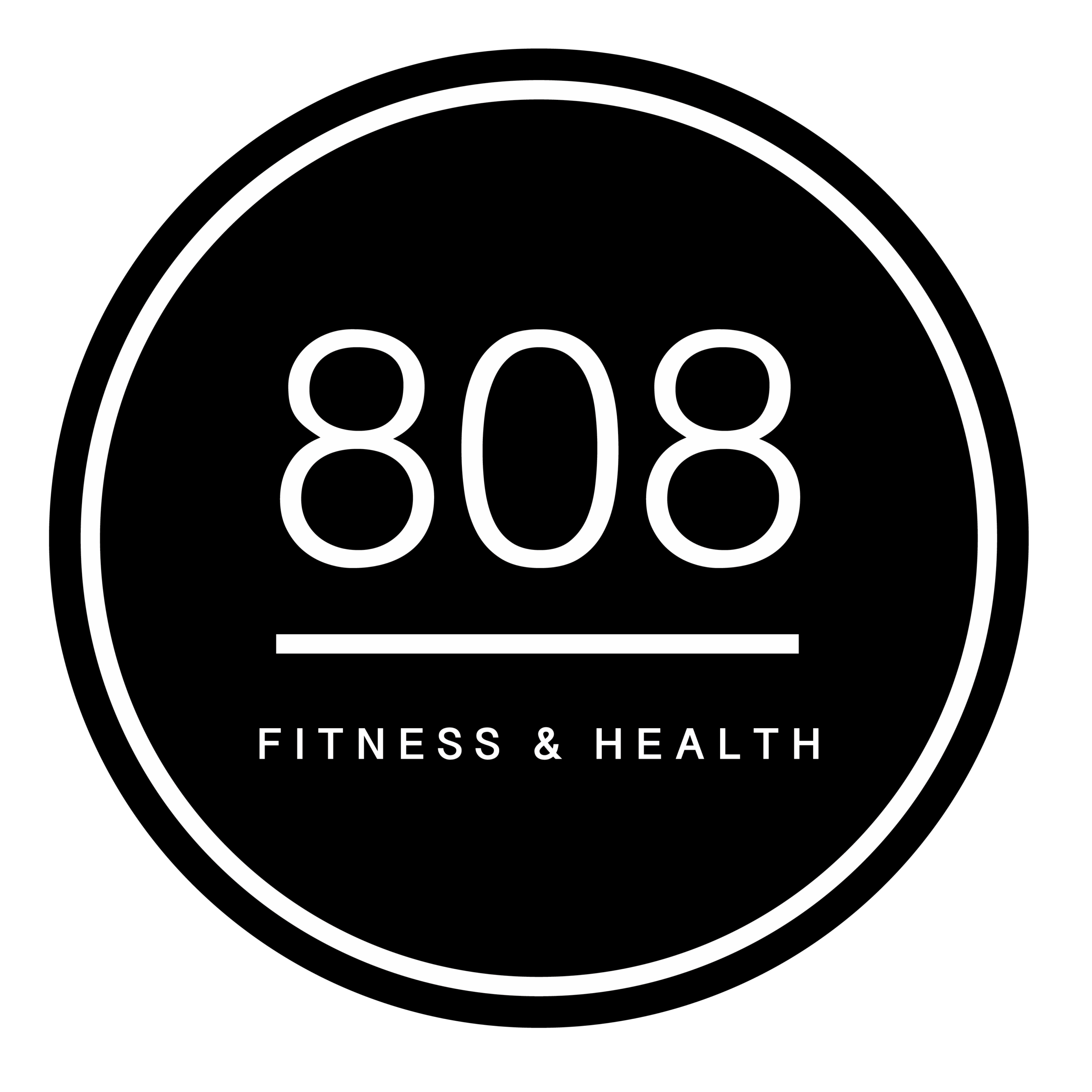 808 Fitness & Health Logo